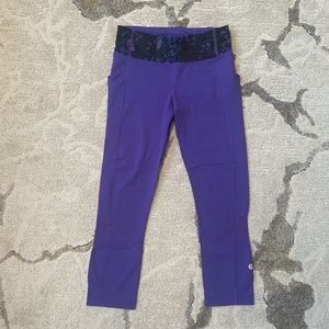 Lululemon // Pace Rival Crop // Size 4